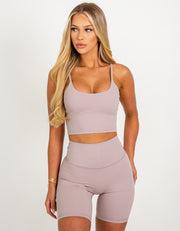 Envy 7inch Bike Short - Mink Pink